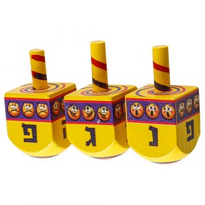 [[ סביבון עץ 4.5 ס"מ נ.ג.ה.פ צבעים שונים 50 יח'