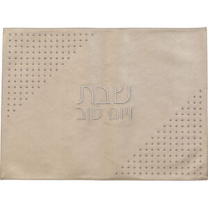 כיסוי חלה דמוי עור ניטים זהב 6145 ס"מ
