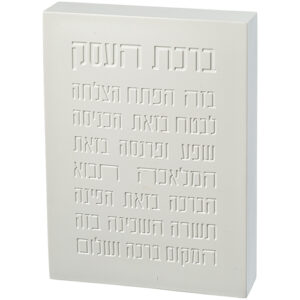ברכת העסק בלוק פולימר בטון 22X16 לבן
