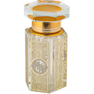 כלי לבשמים מקריסטל עם פלקטה "עיטור" 8X6 ס"מ