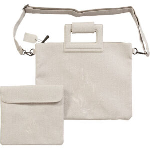 תיק מפואר לטלית דמוי עור "פשתן" 31X38 ס"מ