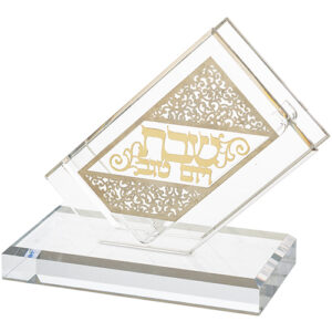 מחזיק גפרורים מאקריליק עם פלקטה 13X8 ס"מ