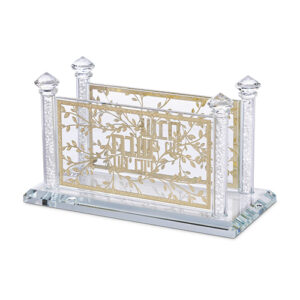 מפיון קריסטל מהודר עם פלקטה