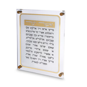 אשר יצר אשכנזי אקריליק 29X35 ס"מ