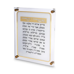 אשר יצר ע.מ אקריליק 29X35 ס"מ