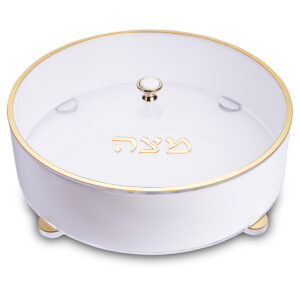 קופסא למצה עגולה מאקריליק 40 ס"מ