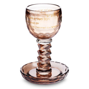 גביע קריסטל מהודר 16 ס"מ תכולה 100 מ"ל