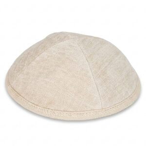 כיפה בד מהודרת 17 ס"מ - אופוויט