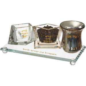 סט הבדלה מהודר קריסטל