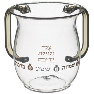 נטלה אקריליק מהודרת עם הדפסה וידיות צבעוניו