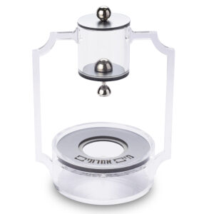 כלי מים אחרונים אקריליק כסף 23ס"מ