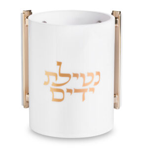 נטלה אקריליק מהודרת שקופה עם אותיות בולטות 13 ס"מ